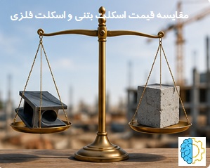 مقایسه قیمت اسکلت بتنی و اسکلت فلزی