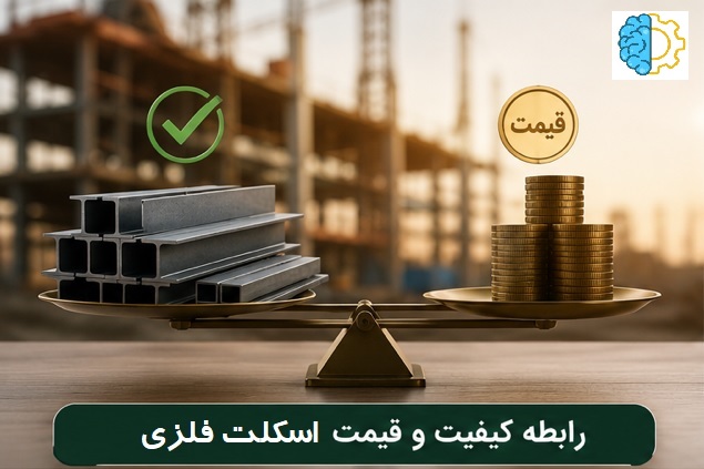رابطه کیفیت و قیمت سازه فلزی